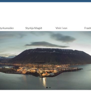Ný heimasíða opinberuð á aðalfundi